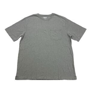 Duluth Trading Shirt Mens XL Longtail Gray Cotton Heavyweight Workwear